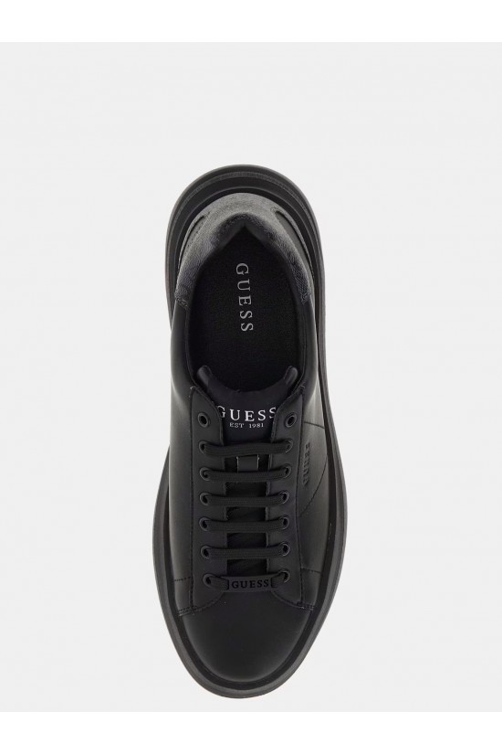 Ανδρικά μαύρα sneakers με λογότυπο - Guess Elba FMPVIBLEA12 Ανδρικά μαύρα sneakers με λογότυπο - Guess Elba FMPVIBLEA12