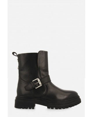 Γυναικεία μαύρα δερμάτινα μποτάκια - Gioseppo Sibirian 73252 Γυναικεία μαύρα δερμάτινα μποτάκια - Gioseppo Sibirian 73252