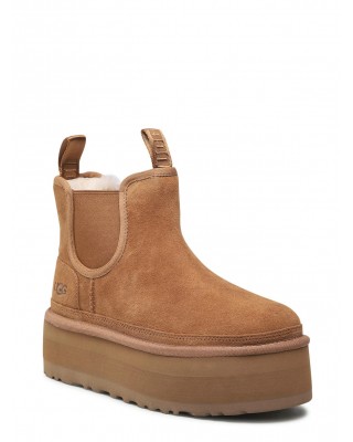 Γυναικεία καφέ μποτάκια - Ugg Neumel platform chelsea Che W/1134526 Γυναικεία καφέ μποτάκια - Ugg Neumel platform chelsea Che W/1134526