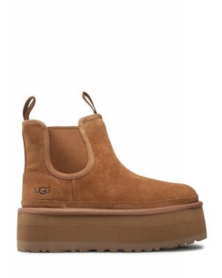 Γυναικεία καφέ μποτάκια - Ugg Neumel platform chelsea Che W/1134526 Γυναικεία καφέ μποτάκια - Ugg Neumel platform chelsea Che W/1134526