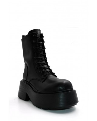 Γυναικεία μαύρα δερμάτινα αρβυλάκια - Favela Wrecker 0116001487 Γυναικεία μαύρα δερμάτινα αρβυλάκια - Favela Wrecker 0116001487