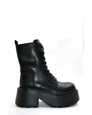 Γυναικεία μαύρα δερμάτινα αρβυλάκια - Favela Wrecker 0116001487 Γυναικεία μαύρα δερμάτινα αρβυλάκια - Favela Wrecker 0116001487