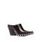 Γυναικεία μαύρα δερμάτινα clogs - Jeffrey Campbell Walton 0101004189 Γυναικεία μαύρα δερμάτινα clogs - Jeffrey Campbell Walton 0101004189