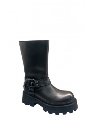 Γυναικείες δερμάτινες μεταλλικές μπότες - Windsorsmith Thrilling Le 0112000901