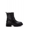 Women's black leather ankle boots - Carmela 161909