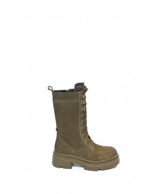 Γυναικεία δερμάτινα χακί αρβυλάκια - Emanuelle Vee 452M-809-12 Γυναικεία δερμάτινα χακί αρβυλάκια - Emanuelle Vee 452M-809-12