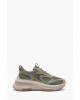 Γυναικείο χακί sneakers - Emanuelle Vee 452P-504-10