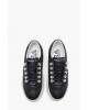 Γυναικείο μαύρο δερμάτινο sneakers - Emanuelle Vee 452P-503-14