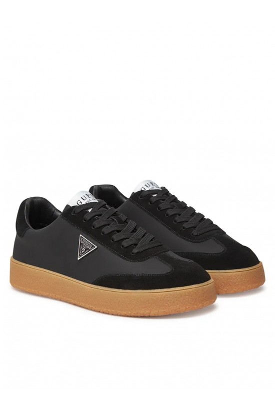 Ανδρικό μαύρο sneakers - Guess FMTWIMLEA12