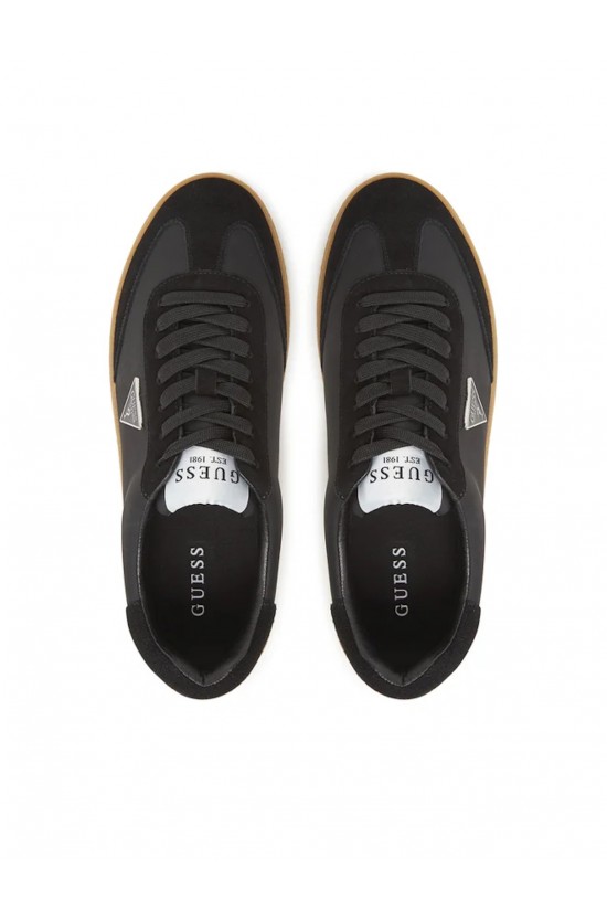 Ανδρικό μαύρο sneakers - Guess FMTWIMLEA12