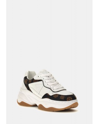 Γυναικεία λευκά sneakers με λογότυπο - Guess Hapyy FLTHPYFAL12 Γυναικεία λευκά sneakers με λογότυπο - Guess Hapyy FLTHPYFAL12