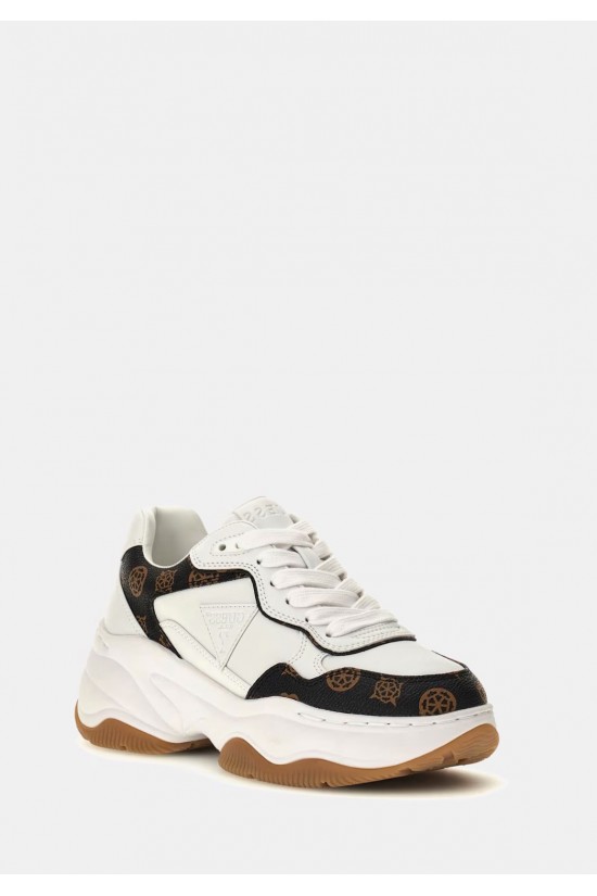 Γυναικεία λευκά sneakers με λογότυπο - Guess Hapyy FLTHPYFAL12 Γυναικεία λευκά sneakers με λογότυπο - Guess Hapyy FLTHPYFAL12
