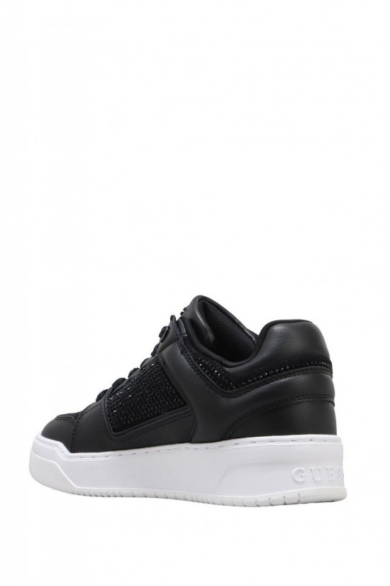 Γυναικεία μαύρα sneakers με στρας - Guess FLTDL2LEA12 Γυναικεία μαύρα sneakers με στρας - Guess FLTDL2LEA12