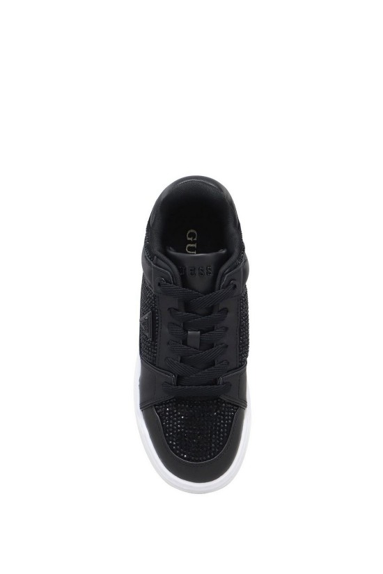 Γυναικεία μαύρα sneakers με στρας - Guess FLTDL2LEA12 Γυναικεία μαύρα sneakers με στρας - Guess FLTDL2LEA12