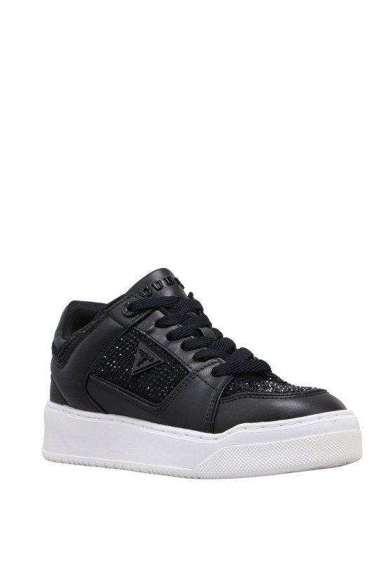 Γυναικεία μαύρα sneakers με στρας - Guess FLTDL2LEA12 Γυναικεία μαύρα sneakers με στρας - Guess FLTDL2LEA12