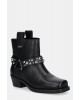 Γυναικείο μαύρο δερμάτινο cowboy μποτάκι - Liu Jo 2F5047P0102 Γυναικείο μαύρο δερμάτινο cowboy μποτάκι - Liu Jo 2F5047P0102