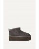 Γυναικεία ανθρακί μποτάκια - Ugg Classic Ultra Mini Platforms W/1135092 Γυναικεία ανθρακί μποτάκια - Ugg Classic Ultra Mini Platforms W/1135092