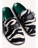 Γυναικεία δερμάτινα animal print clogs - Gioseppo Beulah 76107