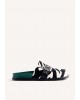 Γυναικεία δερμάτινα animal print clogs - Gioseppo Beulah 76107