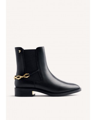 Γυναικείο μαύρο δερμάτινο μποτάκι chelsea - Gioseppo Reese 76052 Γυναικείο μαύρο δερμάτινο μποτάκι chelsea - Gioseppo Reese 76052