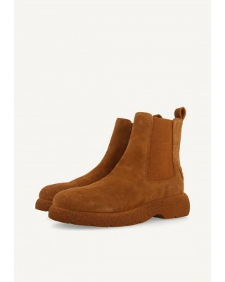 Γυναικείο ταμπά δερμάτινο μποτάκι chelsea - Gioseppo Presov Tan 73624 Γυναικείο ταμπά δερμάτινο μποτάκι chelsea - Gioseppo Presov Tan 73624