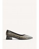 Γυναικεία μπαλαρίνα με τακούνι και snake print - Gioseppo Mesick 76725