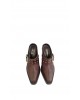 Γυναικεία δερμάτινα καφέ mules - IRIS Teo106