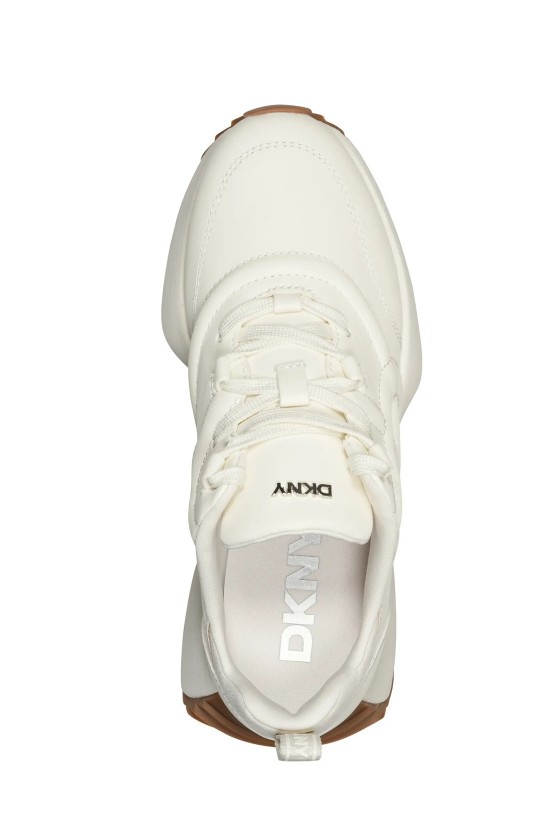 Γυναικεία cream sneakers - DKNY Nix K33698942 Γυναικεία cream sneakers - DKNY Nix K33698942