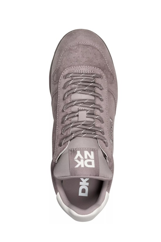 Γυναικείο μωβ χαμηλό suede sneakers - DKNY Amanda K3615045 Γυναικείο μωβ χαμηλό suede sneakers - DKNY Amanda K3615045