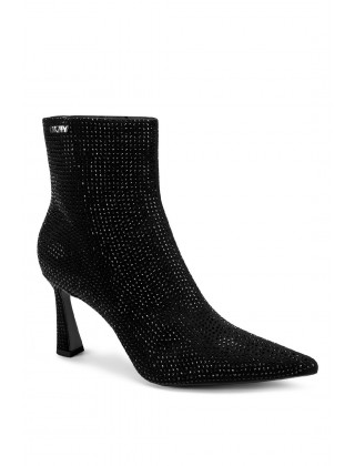 Γυναικείο μαύρο μποτάκι με στρας - DKNY Cayden K4606697