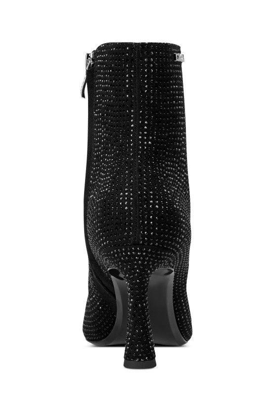 Γυναικείο μαύρο μποτάκι με στρας - DKNY Cayden K4606697