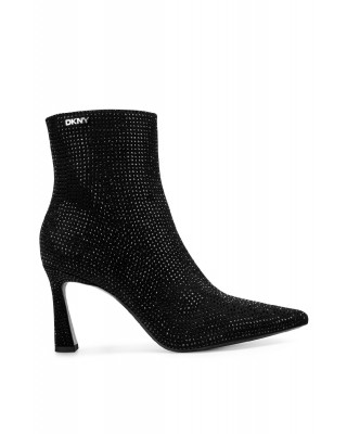 Γυναικείο μαύρο μποτάκι με στρας - DKNY Cayden K4606697