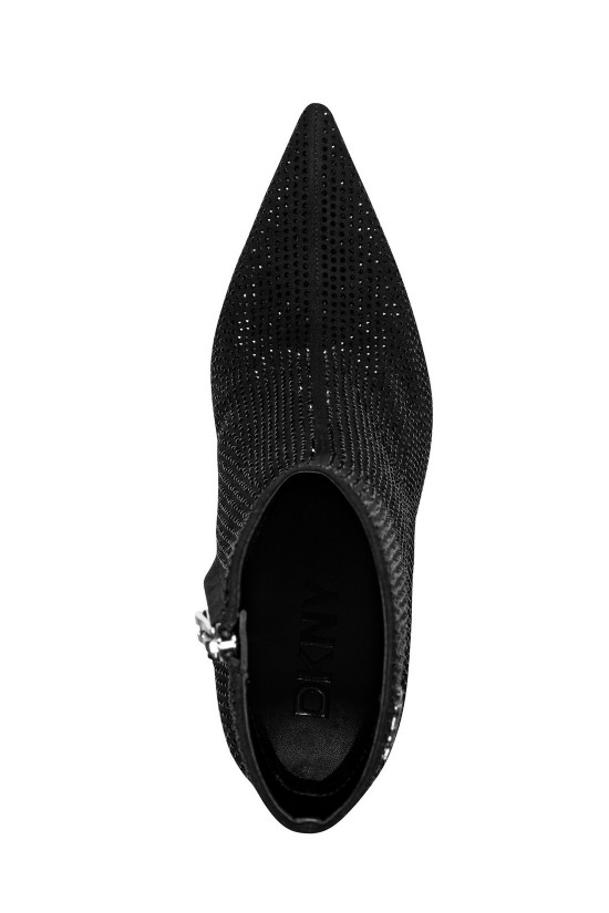 Γυναικείο μαύρο μποτάκι με στρας - DKNY Cayden K4606697