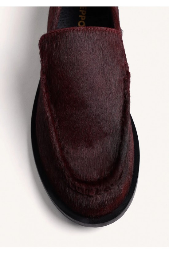 Γυναικεία δερμάτινα μπορντό loafers - Gioseppo 80770 Γυναικεία δερμάτινα μπορντό loafers - Gioseppo 80770