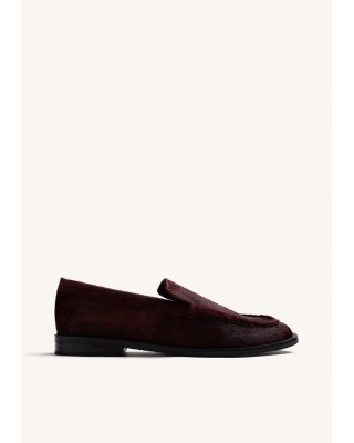 Γυναικεία δερμάτινα μπορντό loafers - Gioseppo 80770