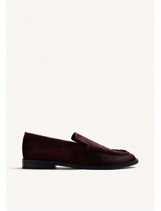 Γυναικεία δερμάτινα μπορντό loafers - Gioseppo 80770