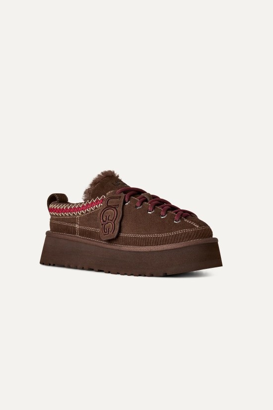 Γυναικεία καφέ σκούρο παντόφλα - Ugg Heritage Lace Up BCDR W/1180361 Γυναικεία καφέ σκούρο παντόφλα - Ugg Heritage Lace Up BCDR W/1180361