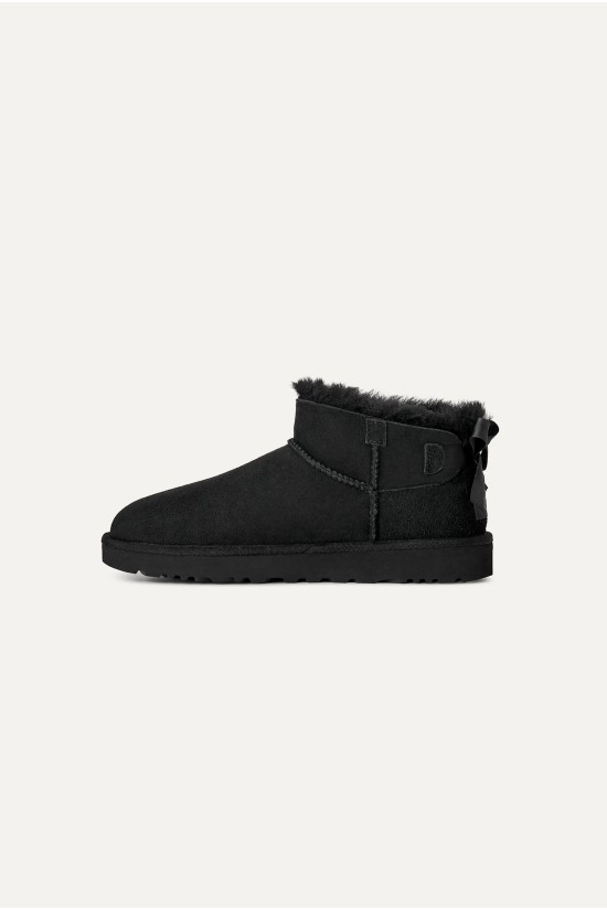 Γυναικεία μαύρα μποτάκια - Ugg Ultra mini Bailey Bow W/1185491
