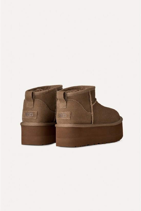 Γυναικεία μπρονζέ μποτάκια - Ugg Classic Ultra Mini Platforms W/1135092 LBNZ Γυναικεία μπρονζέ μποτάκια - Ugg Classic Ultra Mini Platforms W/1135092 LBNZ