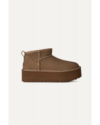 Γυναικεία μπρονζέ μποτάκια - Ugg Classic Ultra Mini Platforms W/1135092 LBNZ