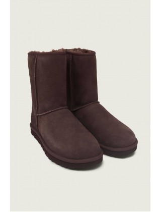 Γυναικείες σκούρο καφέ μπότες - Ugg Classic Short II W/1016223 DDC