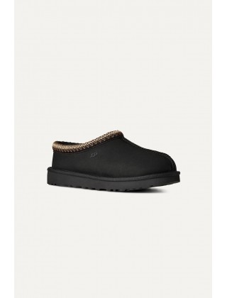 Γυναικείες μαύρες δερμάτινες παντόφλες - Ugg Tasman Nubuck W/1184353