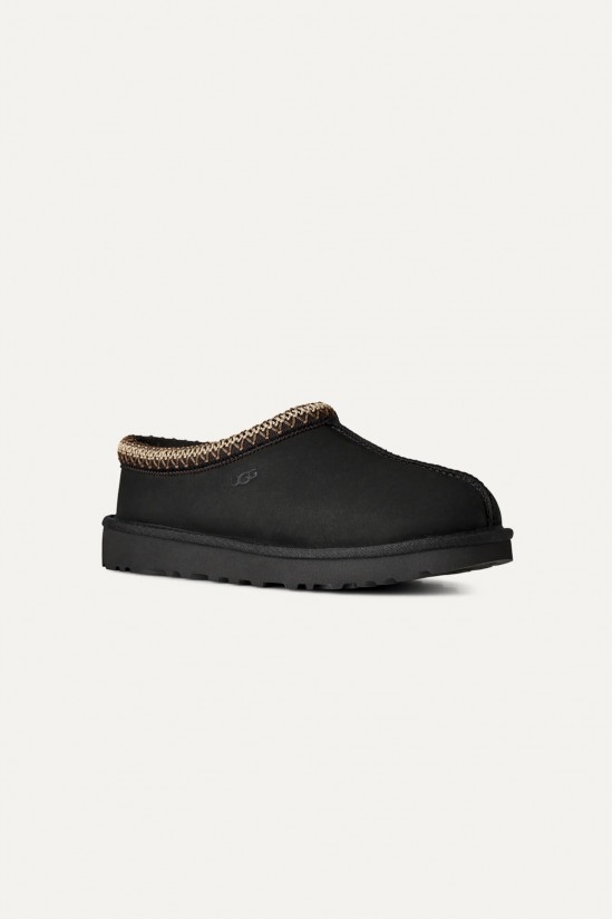 Γυναικείες μαύρες δερμάτινες παντόφλες - Ugg Tasman Nubuck W/1184353 Γυναικείες μαύρες δερμάτινες παντόφλες - Ugg Tasman Nubuck W/1184353