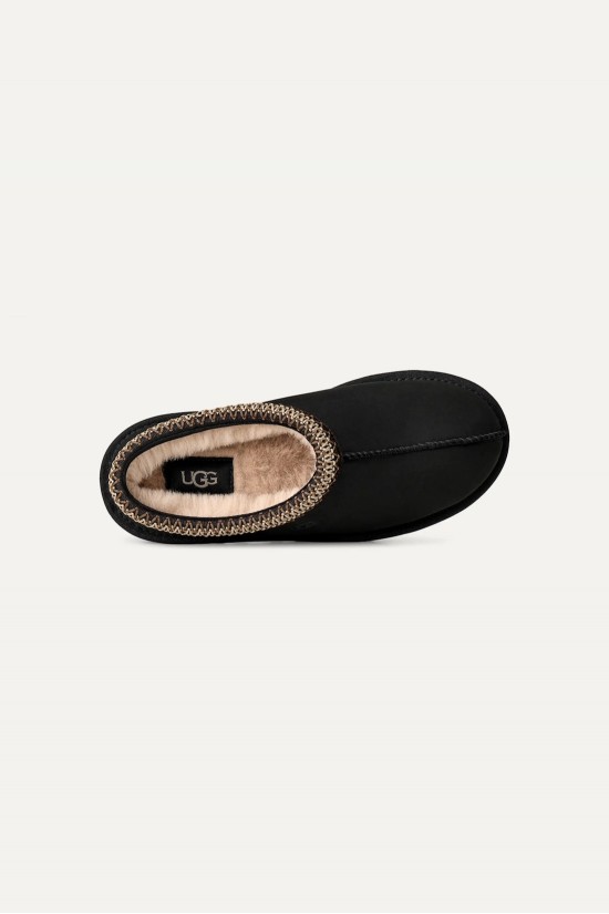Γυναικείες μαύρες δερμάτινες παντόφλες - Ugg Tasman Nubuck W/1184353 Γυναικείες μαύρες δερμάτινες παντόφλες - Ugg Tasman Nubuck W/1184353