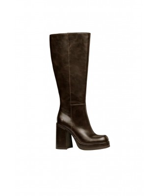 Γυναικεία καφέ ψηλοτάκουνη μπότα - Windsorsmith Melodrama Espresso 0112001095 Γυναικεία καφέ ψηλοτάκουνη μπότα - Windsorsmith Melodrama Espresso 0112001095