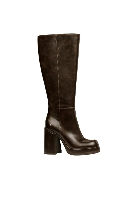 Γυναικεία καφέ ψηλοτάκουνη μπότα - Windsorsmith Melodrama Espresso 0112001095 Γυναικεία καφέ ψηλοτάκουνη μπότα - Windsorsmith Melodrama Espresso 0112001095