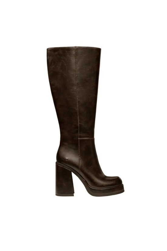 Γυναικεία καφέ ψηλοτάκουνη μπότα - Windsorsmith Melodrama Espresso 0112001095 Γυναικεία καφέ ψηλοτάκουνη μπότα - Windsorsmith Melodrama Espresso 0112001095
