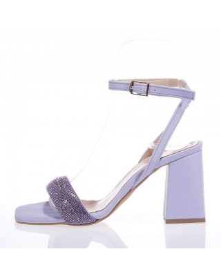 Γυναικεία δερμάτινα πέδιλα με στρας - Mariella Fabiani 2301/7 Γυναικεία δερμάτινα πέδιλα με στρας - Mariella Fabiani 2301/7