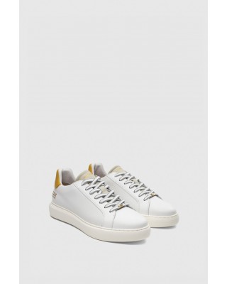 Ανδρικό δερμάτινο sneaker - Ambitious Eclipse Off White/Beige Sand 10634A-6949 Ανδρικό δερμάτινο sneaker - Ambitious Eclipse Off White/Beige Sand 10634A-6949