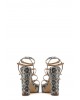 Γυναικεία ψηλοτάκουνα πέδιλα με snake print - Carrano 517023
